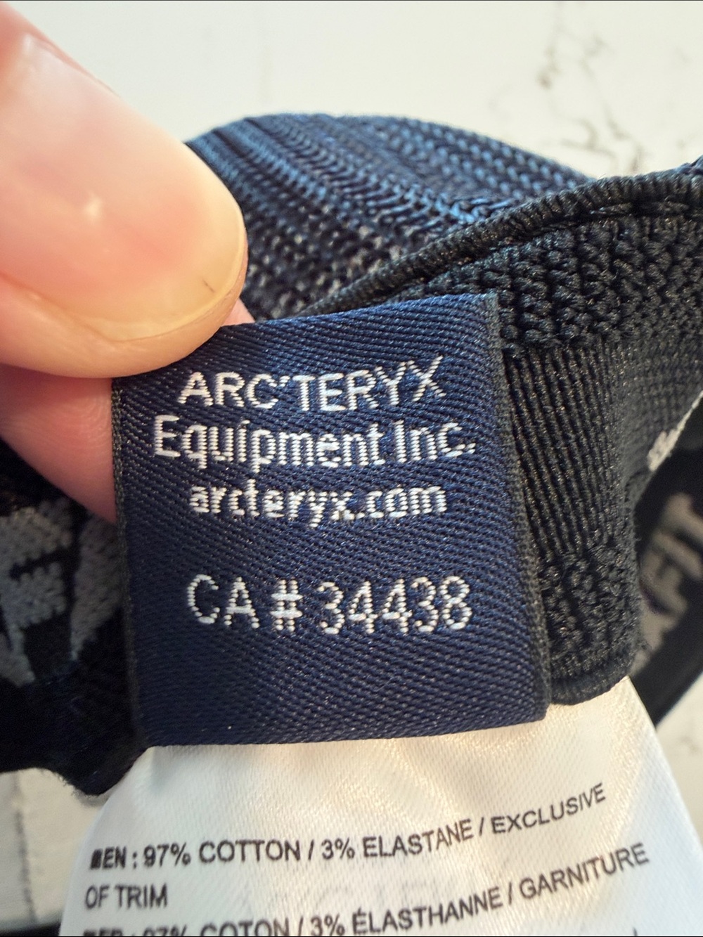 Men's Navy Arc’teryx LEAF Mesh-Back Tactical Cap - Black - Picture 6 of 6